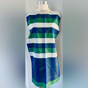 1960s Thai Fabric Ltd Silk Scarf Wrap 19”x94”